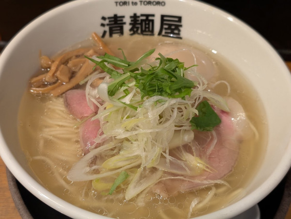 「限定塩らーめん」@清麺屋の写真