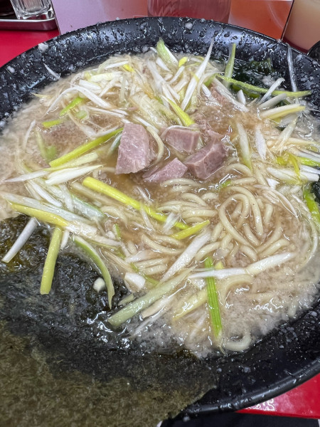 「ネギラーメン　太麺」@ラーメン力○の写真