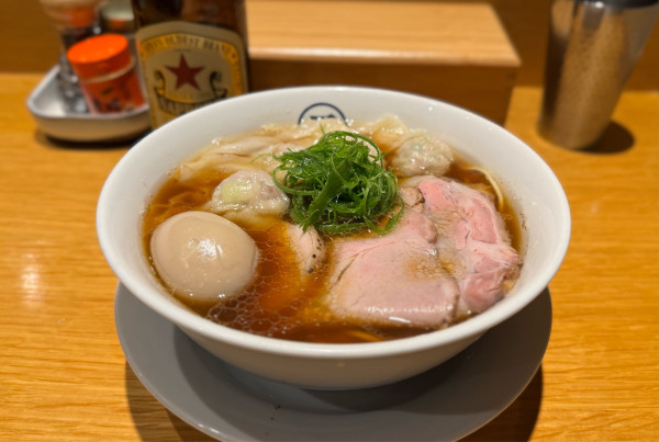 「特製わんたんめん ¥1500」@中華そば 二階堂の写真