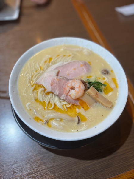 「和風白湯ラーメン~ゆず玉~」@麺創 なな家の写真
