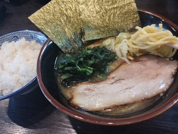 「らーめん(ランチ無料小ライス)(870)」@麺屋 だるまの写真