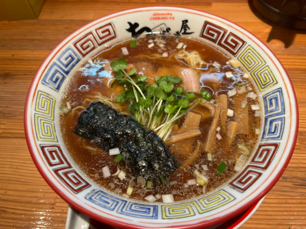 「支那そば醤油」@ちばき屋 仙台店の写真