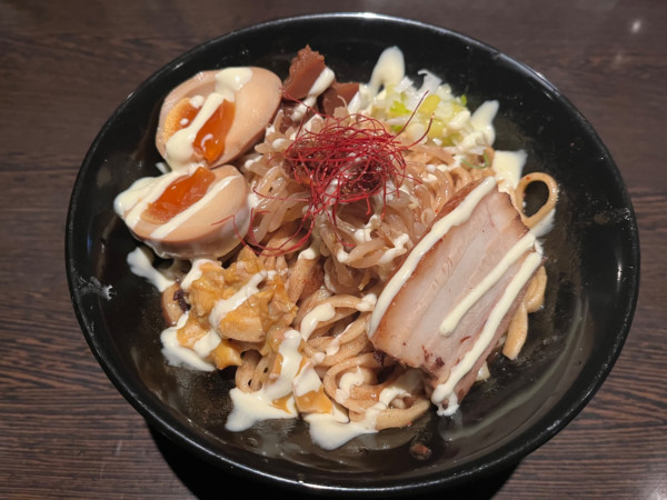 「味玉アブラそば大盛り」@仙臺 くろくの写真