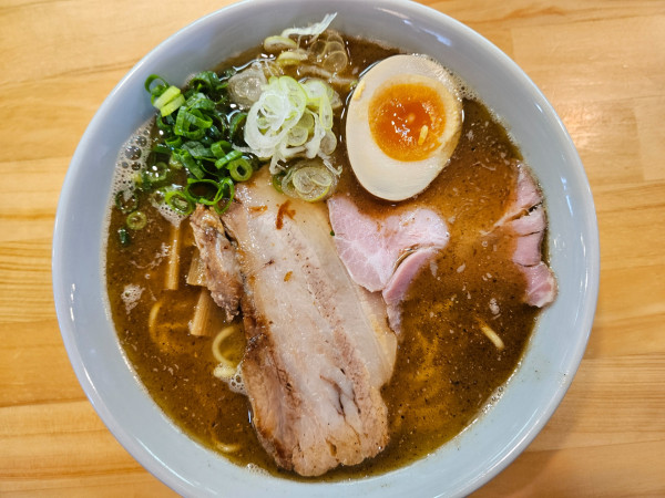 「大蒜豚鰹麺」@一生麺a.k.a.ラーメン森の写真