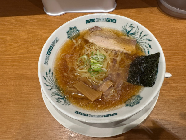 「中華そば（並盛・140g）390円」@日高屋 イーサイト高崎店の写真