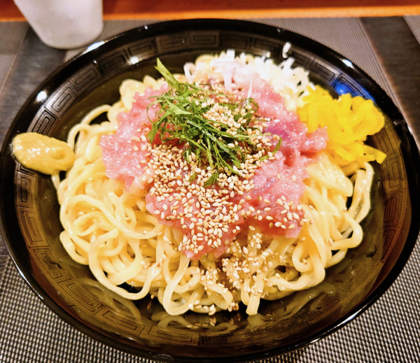 「ネギトロ冷やし中華」@廻麺 鶏千の写真