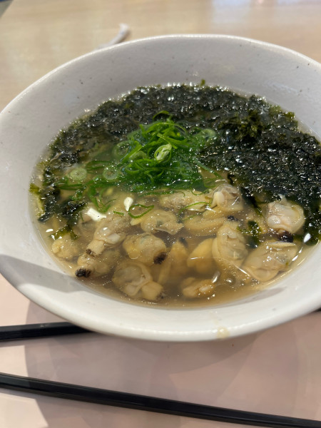 「あさりの塩ラーメン」@らーめん 波市の写真