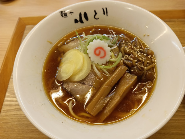 「【限定】なめこ生姜そば・味噌󠄀(¥920)」@麺や小とり東梅田の写真