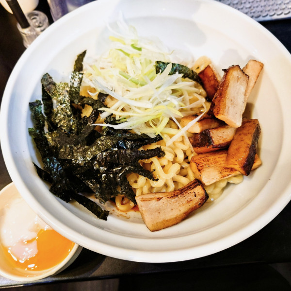 「男の油そば(辛味噌醤油)」@麺爺あぶら 早稲田店の写真