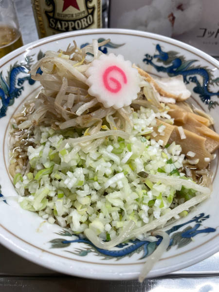 「油そば  コマネギ」@中華そば みたかの写真