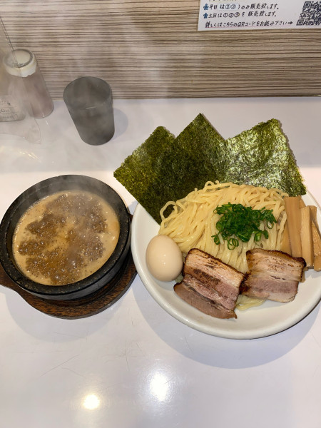 「辛刺激つけ麺全部入り大盛1辛¥1,200円」@ぶっと麺 しゃにむにの写真
