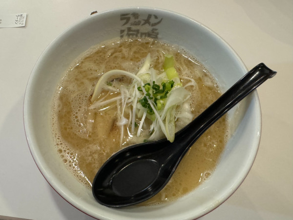 「魚介とんこつラーメン」@ラーメン海鳴 福岡空港店の写真