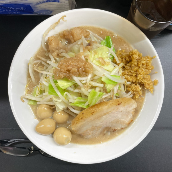 「ラーメン 150g」@豚ギャング 町田店の写真