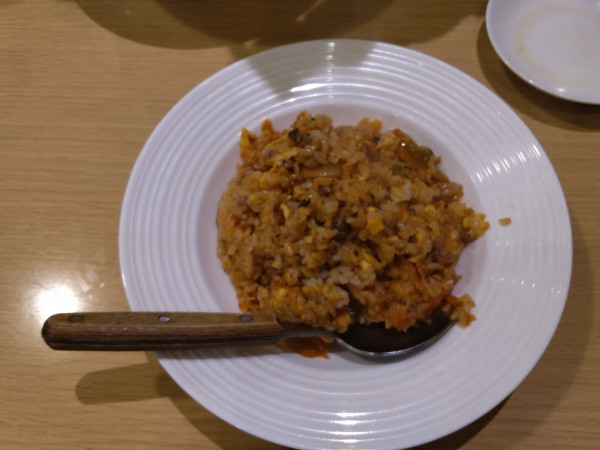 「キムチチャーハン(700円)」@中華屋 華苑の写真
