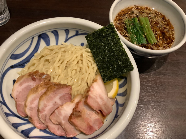 「焼豚つけそば　大盛」@櫻井中華そば店の写真