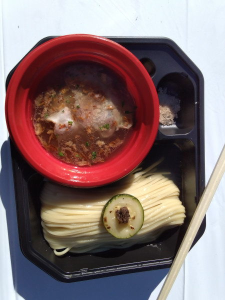 「[アメノオト]昆布水つけめんsio」@第2回ラーメン万博2024 in TSUCHIURAの写真