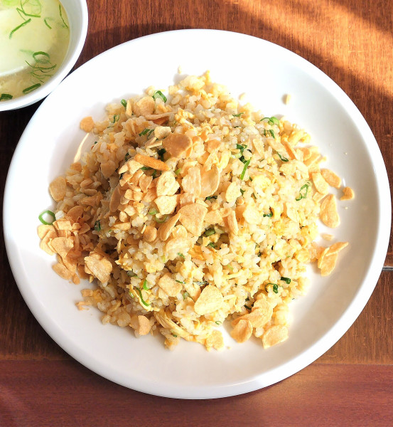 「にんにく炒飯 850円＋税」@ヒデジン餃子の写真