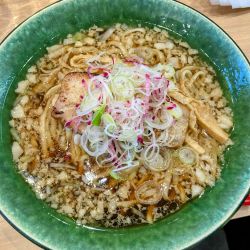 背脂寒川ジンジャー醤油ラーメン