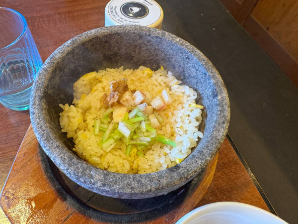 「石焼半チャーハン」@爆裂石焼らーめん 一兆 つくば並木店の写真