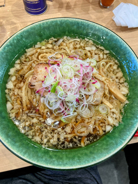 「背脂寒川ジンジャー醤油ラーメン」@福朗の写真