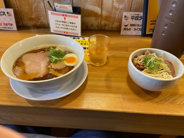 「和風出汁醤油ラーメン」@和風だしラーメン 徳栄軒の写真