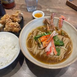 11月限定蟹だし麺
