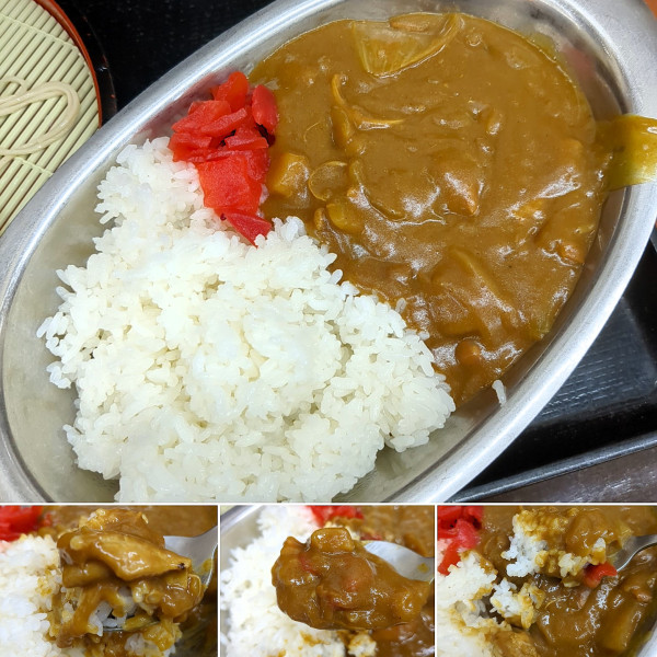 「カレーライスセット　760円」@信州生そば みのがさ 神田和泉町店の写真