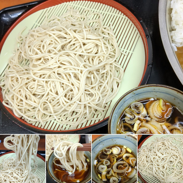 「もりそば(カレーライスセット)　760円」@信州生そば みのがさ 神田和泉町店の写真