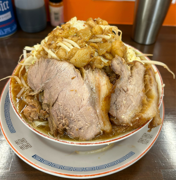 「漢の豚ラーメン(濃厚エビ味)」@らーめん漢道の写真