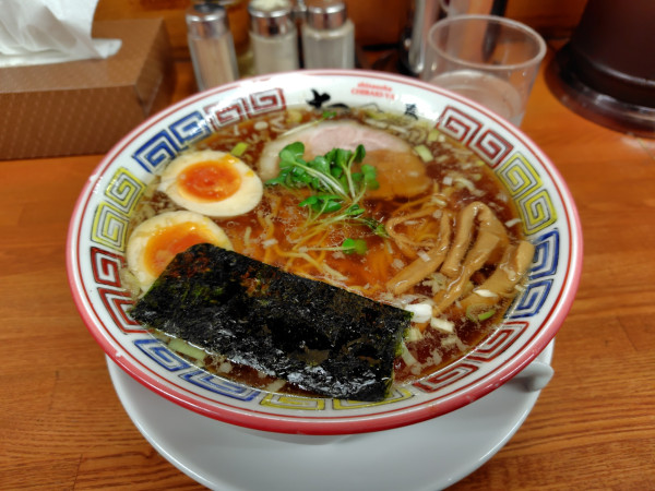 「煮卵そば¥1020」@ちばき屋 葛西店の写真