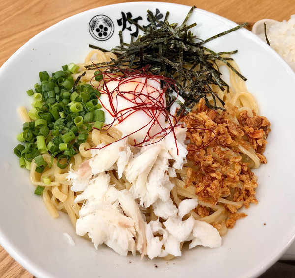 「真鯛まぜそば　1045円」@鯛塩そば 灯花 横浜ワールドポーターズ店の写真