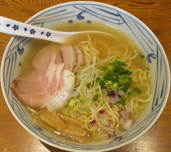 「鴨と蛤の中華そば　1080円」@鴨出汁中華そば かわなの写真