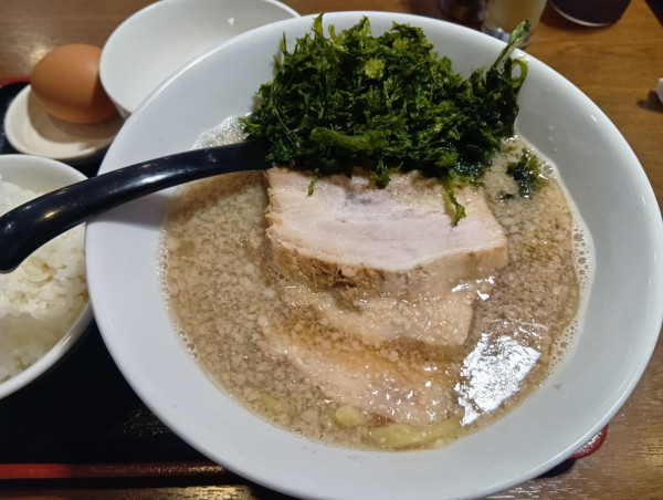 「上板スワロー　ミニご飯　和え玉」@らあめん こそっとの写真