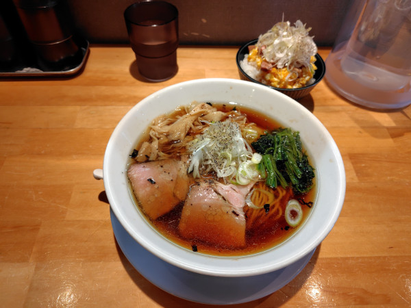 「芳醇醤油らぁ麺950円（この日限定）」@麺家 たけ田の写真