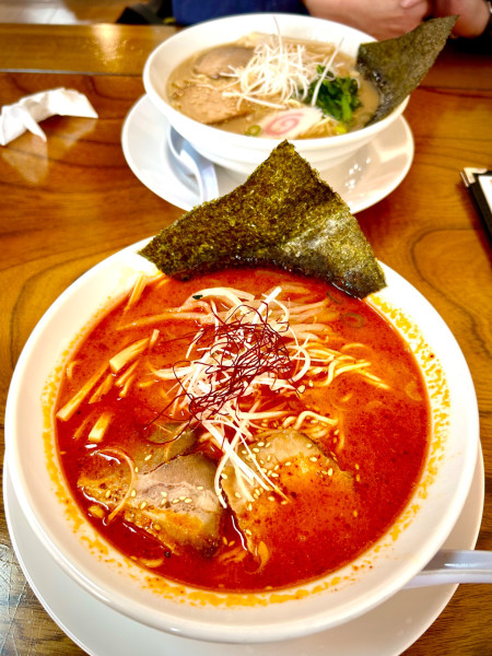 「辛味噌ラーメン(900¥)」@らーめん 蓮の里の写真