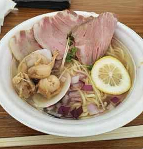 「はまぐりと青山椒の塩そば（東京ラーメンフェスタ）」@さらいの写真