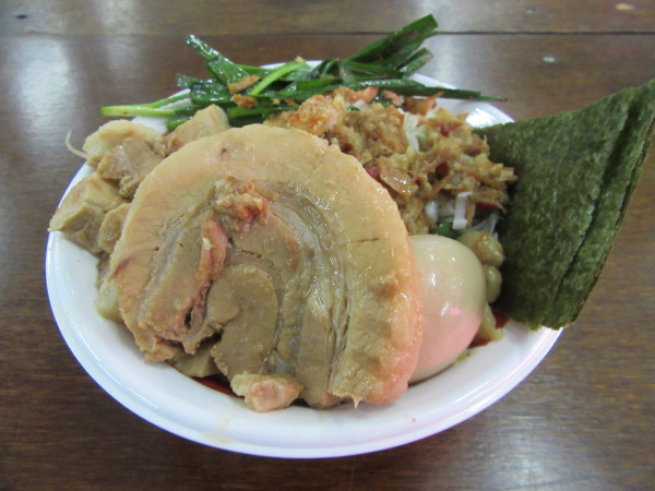 「ちばから　※第二陣　油そば（１０００円）＋全部のせ１０００円」@第2回ラーメン万博2024 in TSUCHIURAの写真