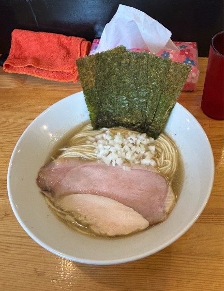 「煮干しラーメン塩のり増し」@煮干らーめん 川むらの写真