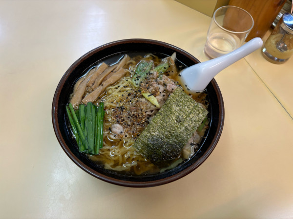 「特製十八番(1000)大盛(150)」@手もみらーめん 十八番の写真