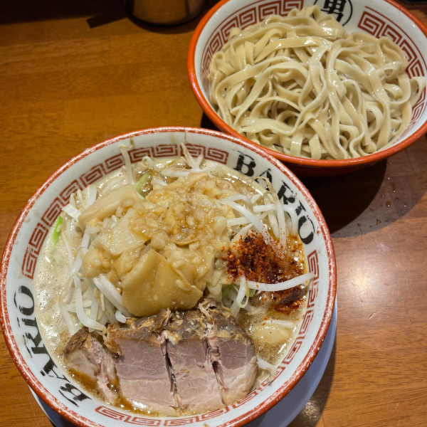 「つけ麺（麺 300g） 1,100円」@らーめん バリ男 大森店の写真