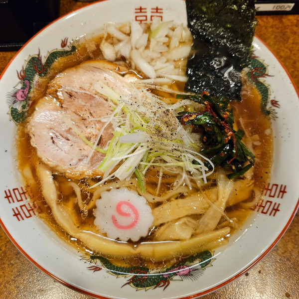 「淡麗醤油の中華そば」@麺の蔵 かめだ屋の写真
