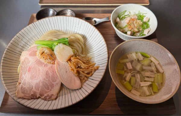 「【限定】帆立の昆布水つけ麺」@麺や くろえもんの写真