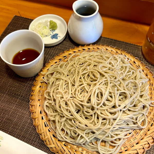 「もりそば（新そば）」@自家製粉手打蕎麦 猪口才の写真