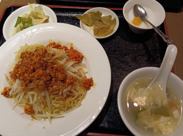 「Cセット（汁なしタンタンメン）¥700」@台湾料理 桃園の写真