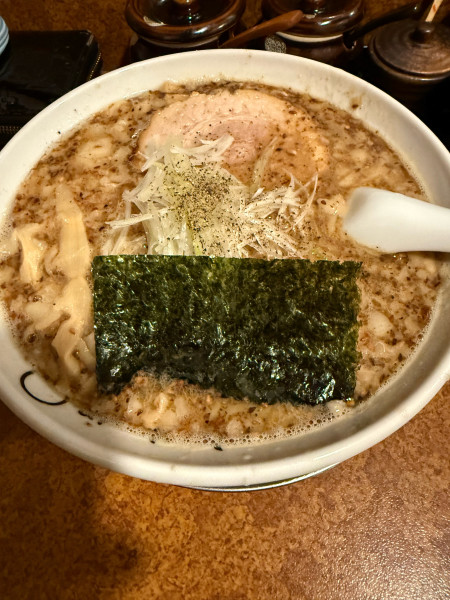 「背脂味噌ラーメン」@麺の蔵 かめだ屋の写真