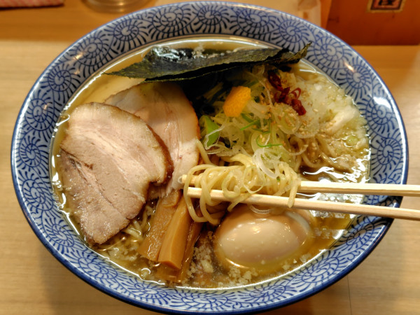 「特製粟国の塩そば·大盛券·ごはん」@中華そば 多賀野の写真