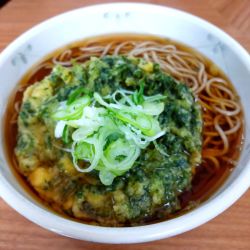 春菊天そば（￥480）