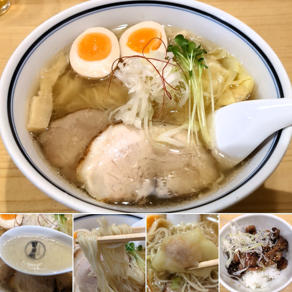 「くろおびラーメンＢセット　1650円」@利尻昆布ラーメン くろおびの写真