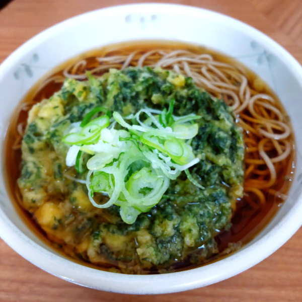 「春菊天そば（￥480）」@どん亭 下赤塚店の写真