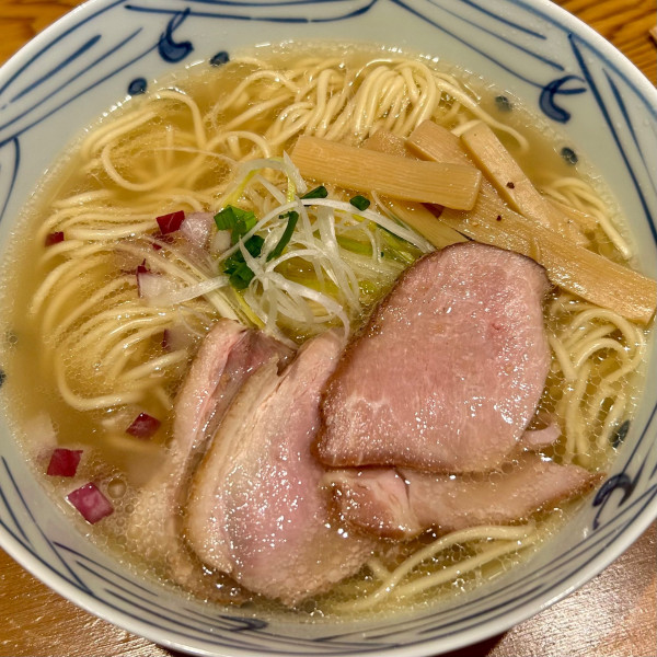 「鴨と蛤の中華そば 塩」@鴨出汁中華そば かわなの写真